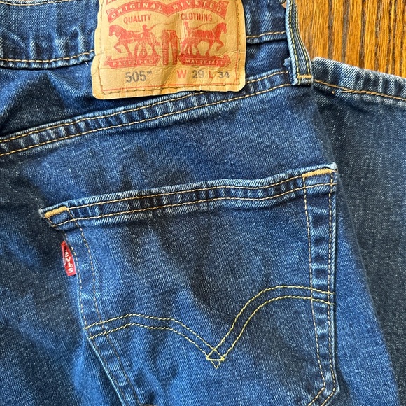 Levi's Other - Levi's Blue Straight Jeans Classic Style 29x34